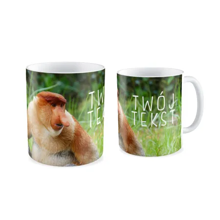 FOTO Kubek biały 330ml NOSACZ